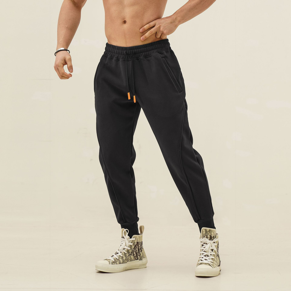 Thabo | Men's Comfortable Acid Wash Joggers
