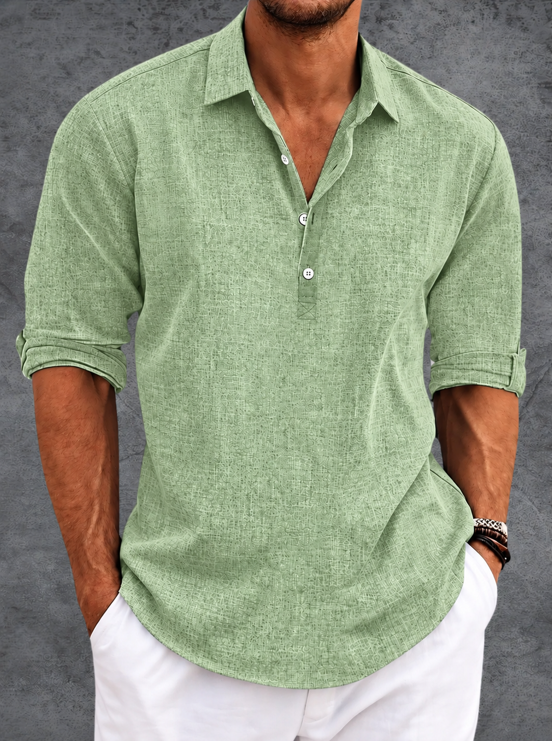 Liam | Men’s Relaxed Linen Shirt