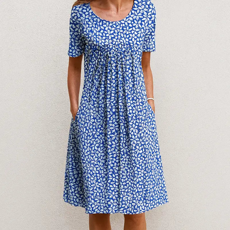 Danielle | Women's Floral Midi Dress for Effortless Elegance