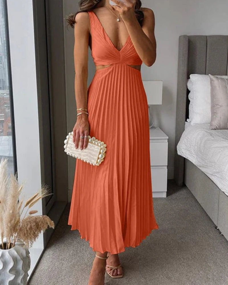 Megan | Elegant Wedding Guest Midi Dress
