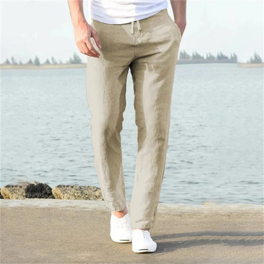 Jaco | Men’s Comfy Lightweight Summer Linen Pants