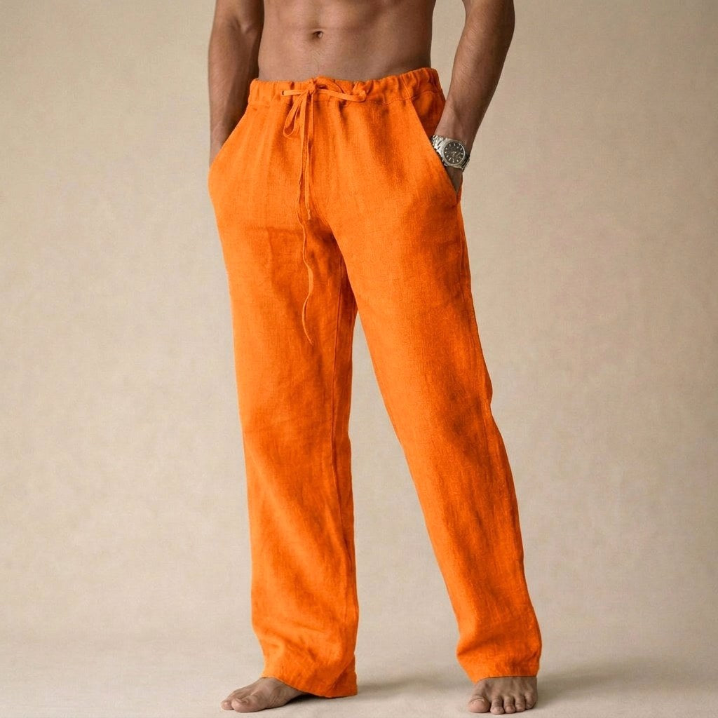 Hendrik | Men’s Relaxed Linen Summer Trousers