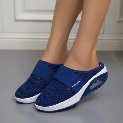 Tessa | Women's Mesh Wedge Slip-Ons