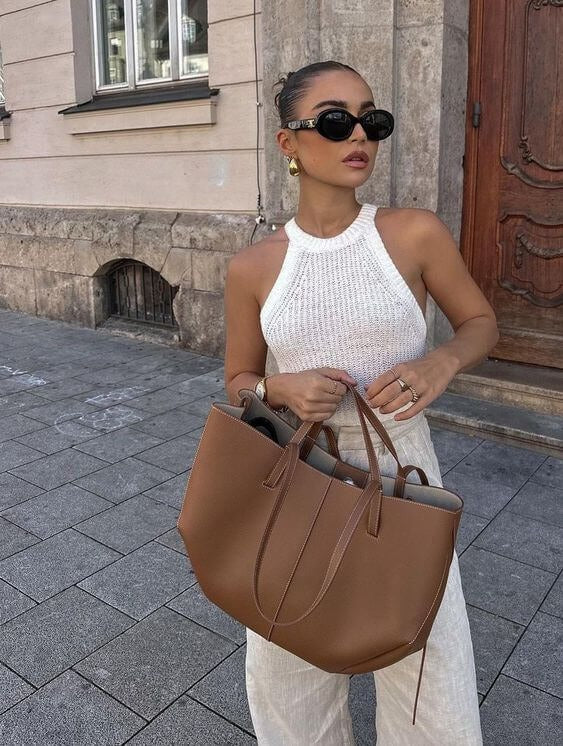 Alicia | Women's Vintage Leather Tote Bag