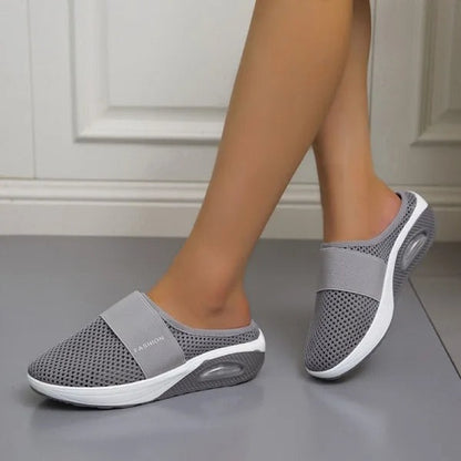 Tessa | Women's Mesh Wedge Slip-Ons