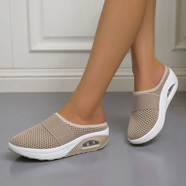 Tessa | Women's Mesh Wedge Slip-Ons