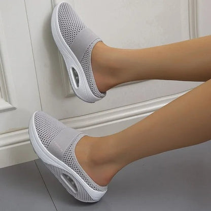 Tessa | Women's Mesh Wedge Slip-Ons