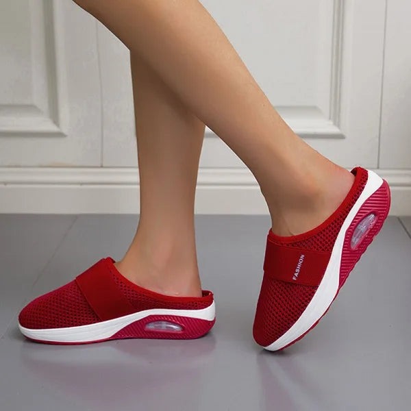 Tessa | Women's Mesh Wedge Slip-Ons