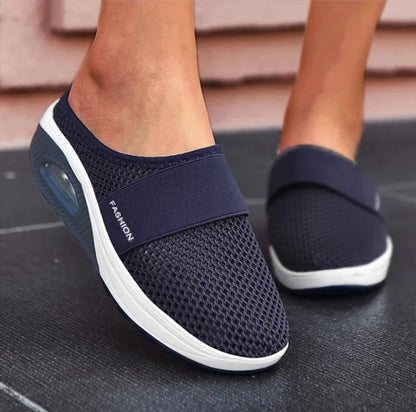 Tessa | Women's Mesh Wedge Slip-Ons