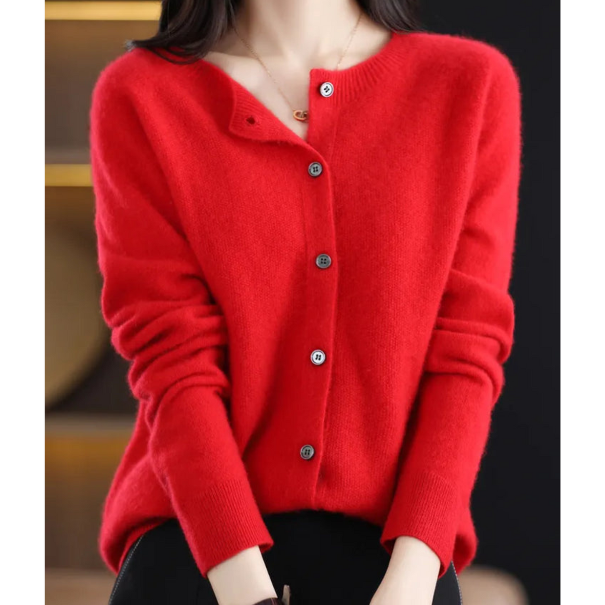 Laura | Women's Light Classic Button Cardigan