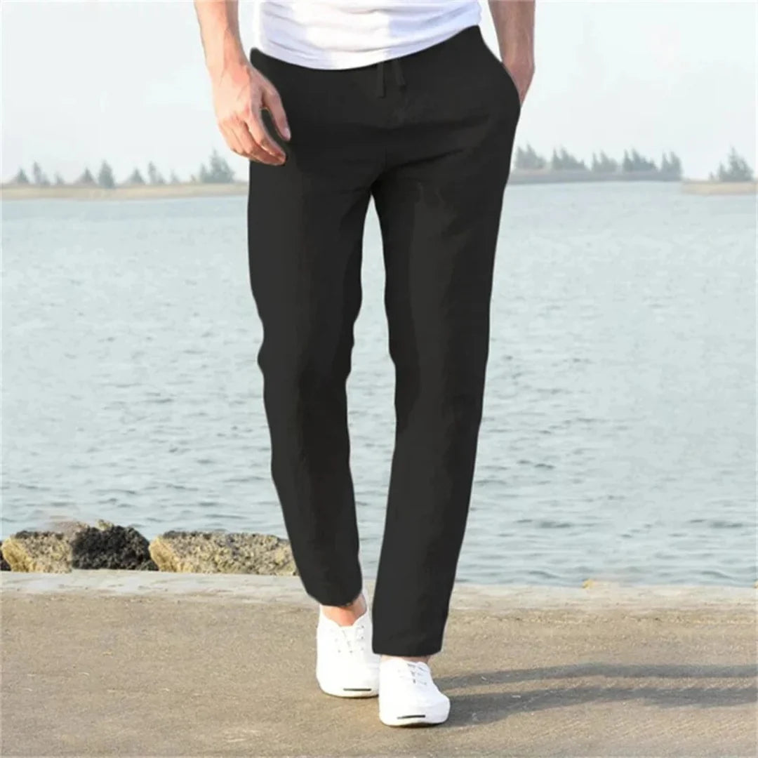 Jaco | Men’s Comfy Lightweight Summer Linen Pants