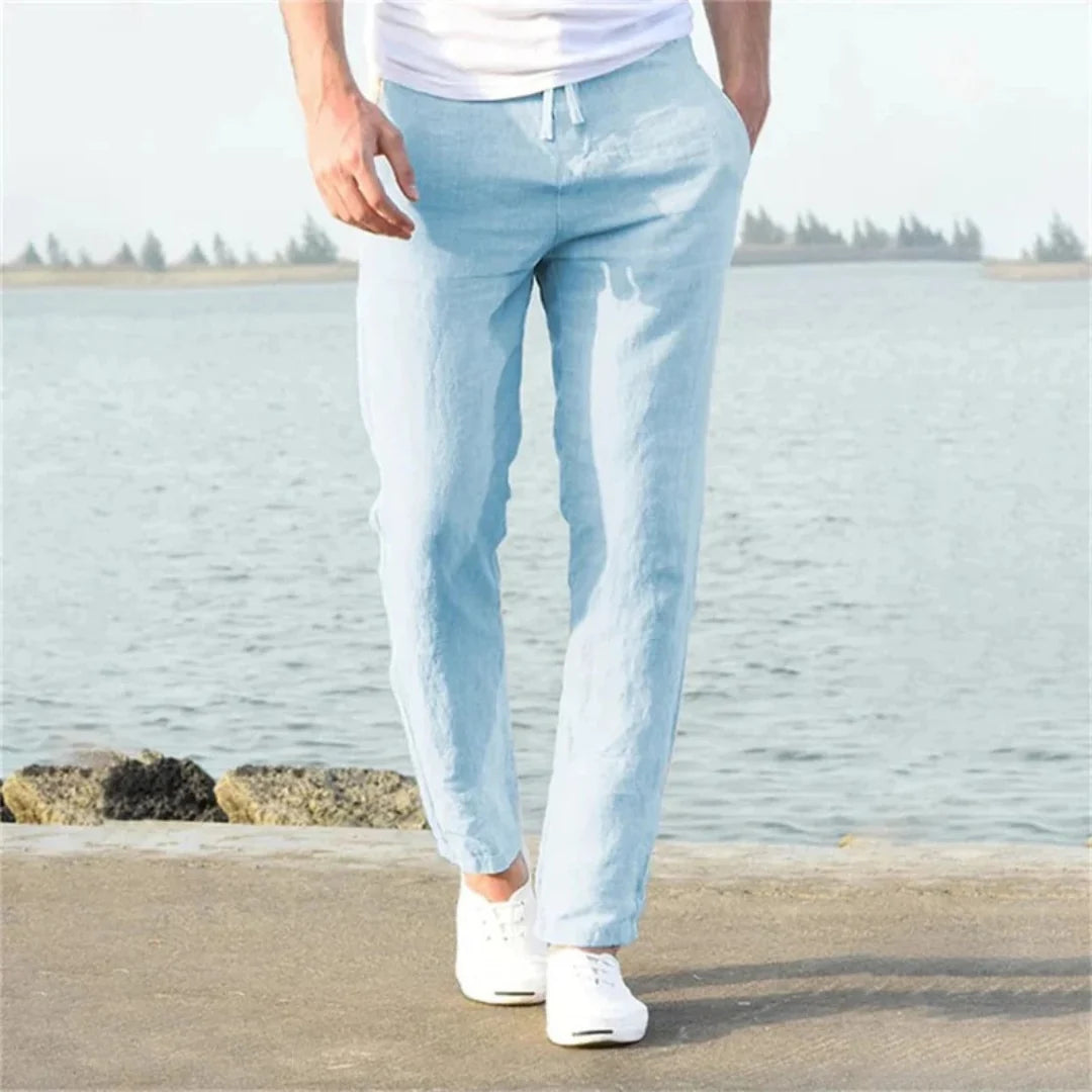 Jaco | Men’s Comfy Lightweight Summer Linen Pants