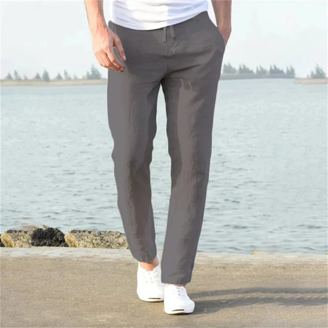 Jaco | Men’s Comfy Lightweight Summer Linen Pants