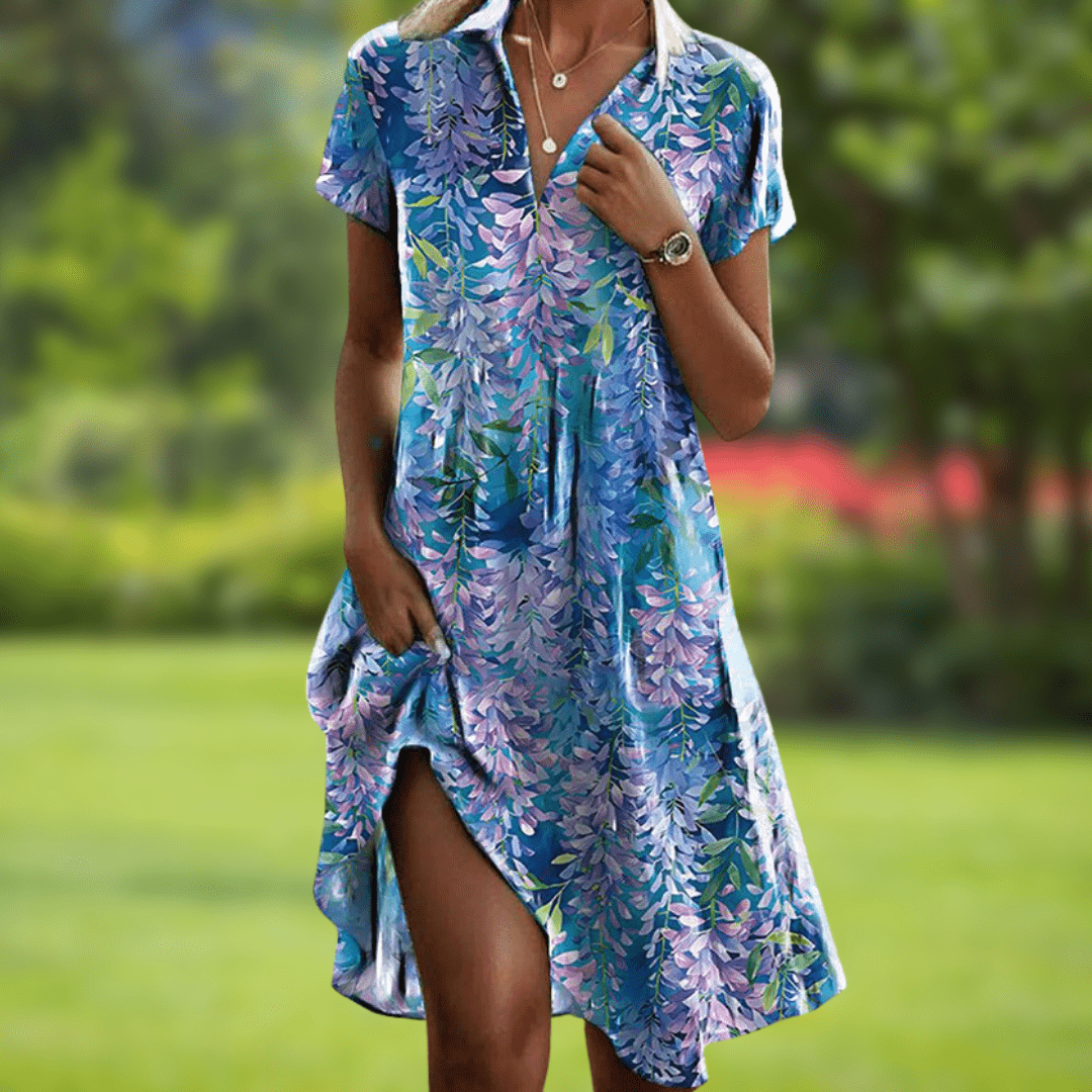 Layla | Women's Airy Colorful Summer Dress
