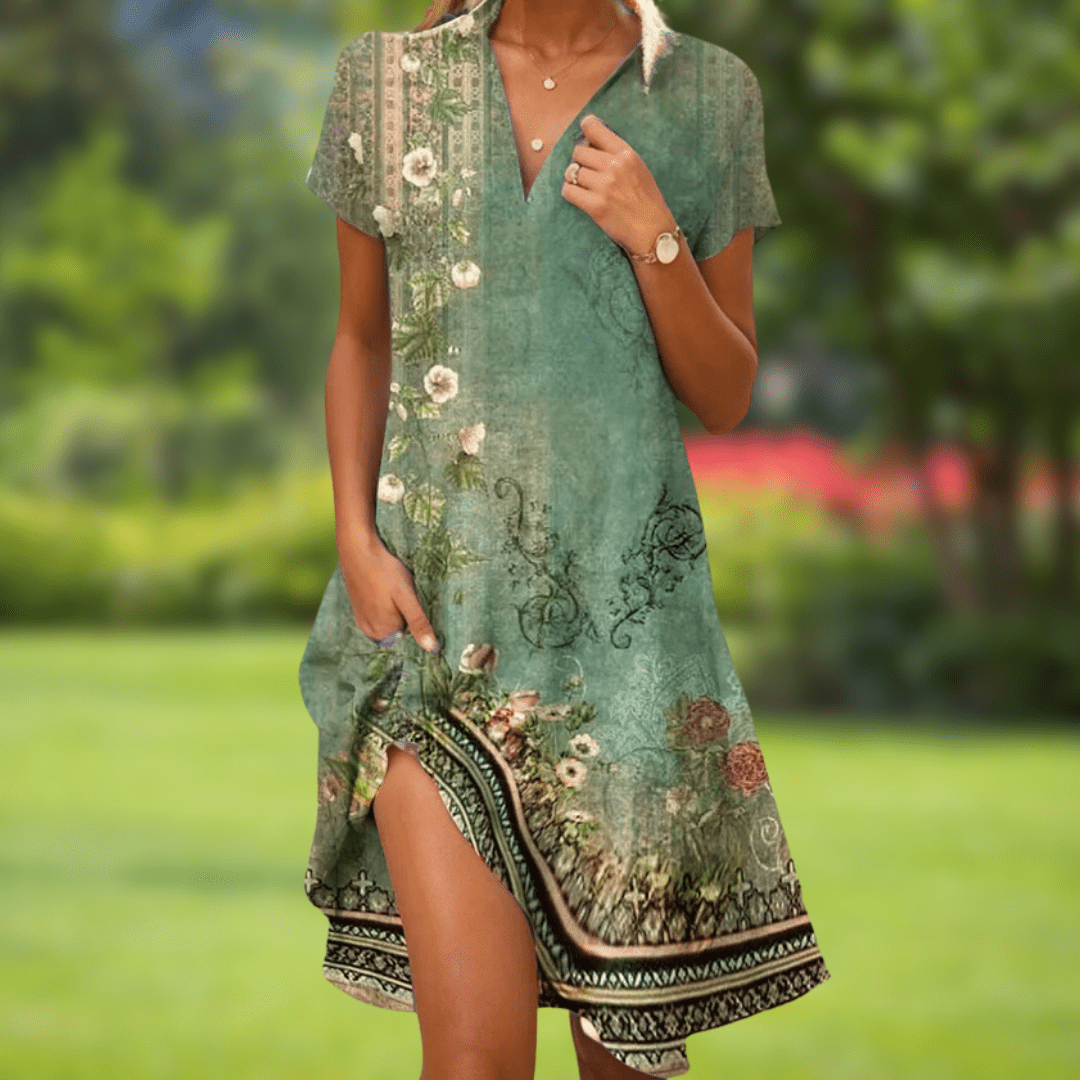 Layla | Women's Airy Colorful Summer Dress