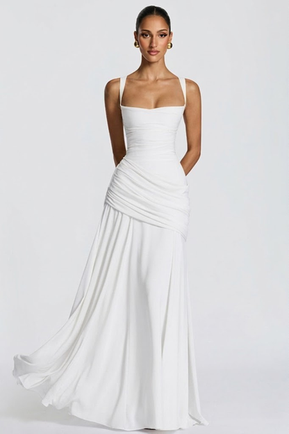 Jenna | Women's Draped Waist Maxi Dress