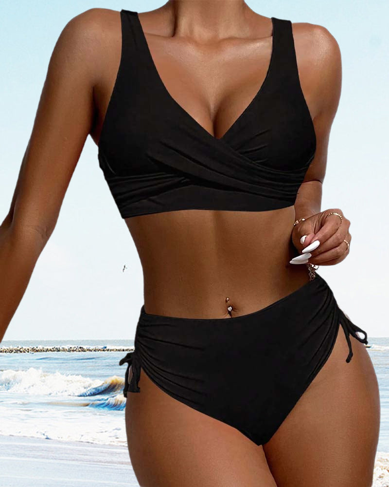Lungile | Women's Lace-Up Bikini Set