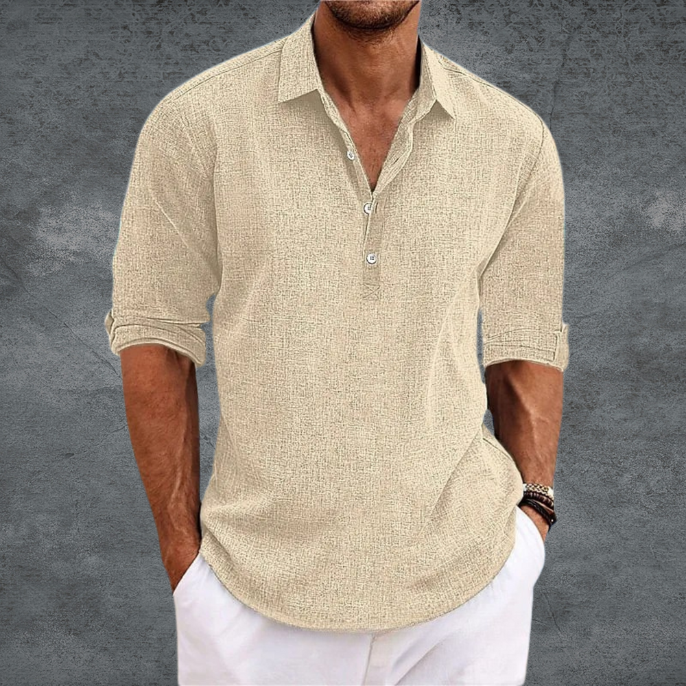 Liam | Men’s Relaxed Linen Shirt