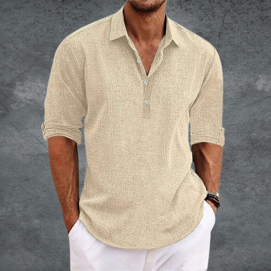 Liam | Men’s Relaxed Linen Shirt