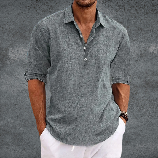 Liam | Men’s Relaxed Linen Shirt