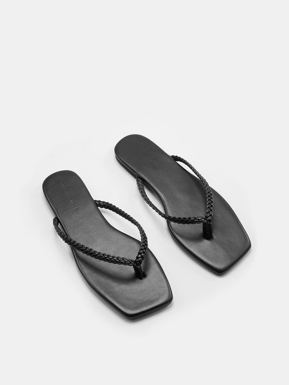 Kaci | Women’s Braided Leather Square-Toe Sandals