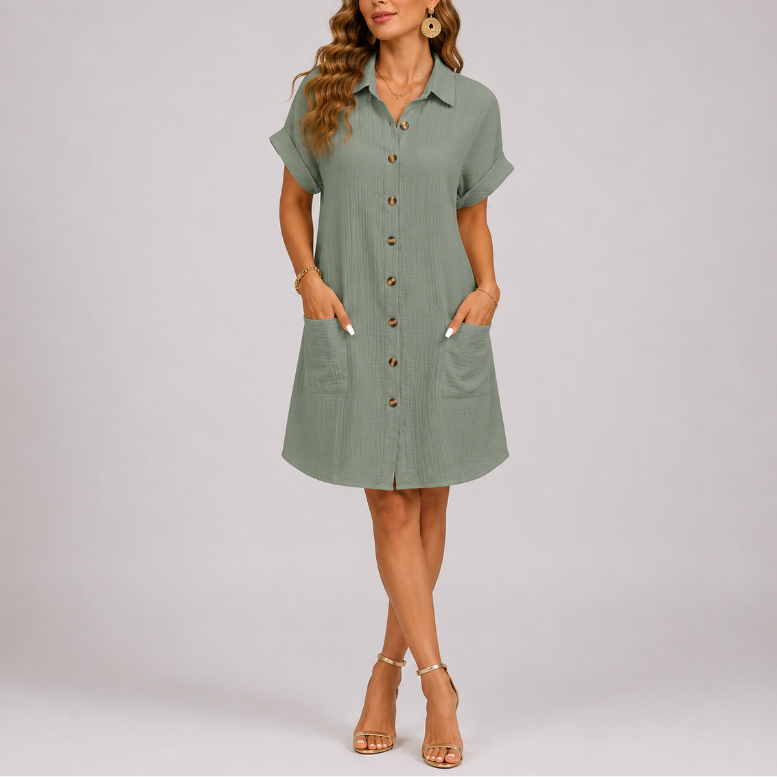 Gemma | Women’s Effortless Everyday Midi Dress