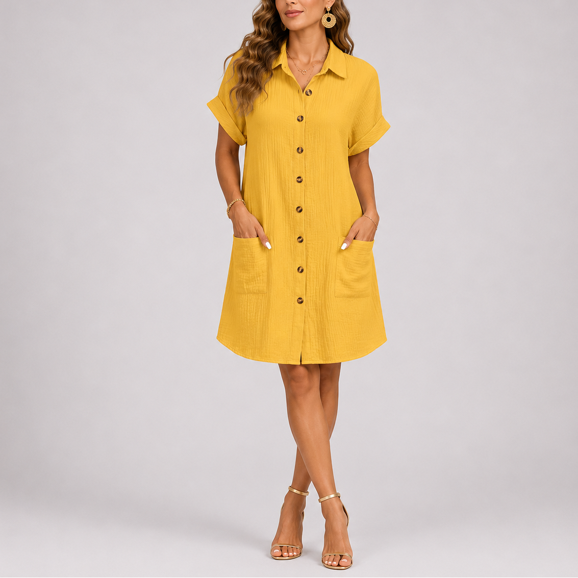 Gemma | Women’s Effortless Everyday Midi Dress