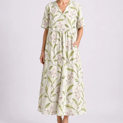 Jade | Women’s Elegant Floral Midi Dress