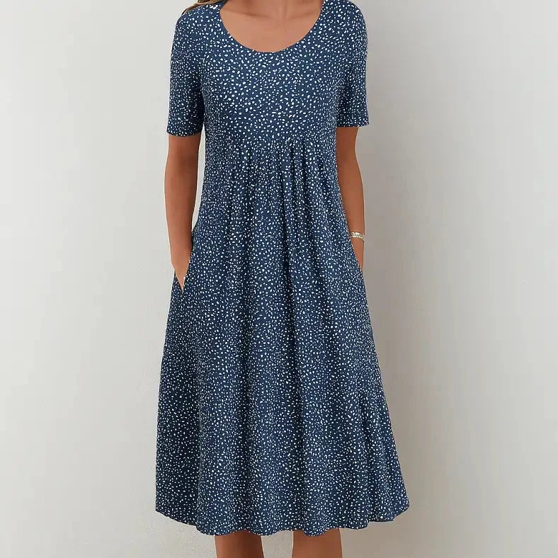 Danielle | Women's Floral Midi Dress for Effortless Elegance