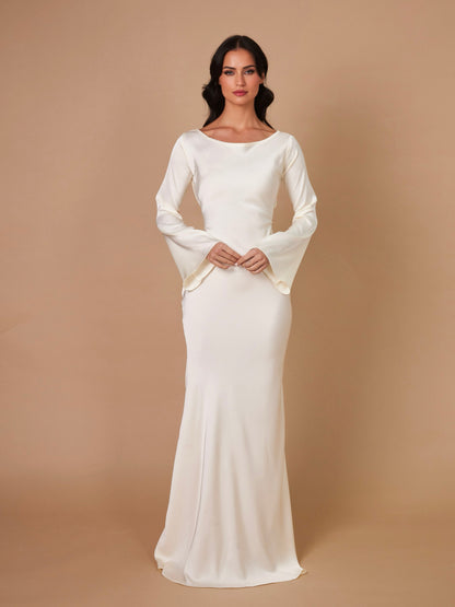 Madeleine | Women's Long-Sleeve Maxi Dress