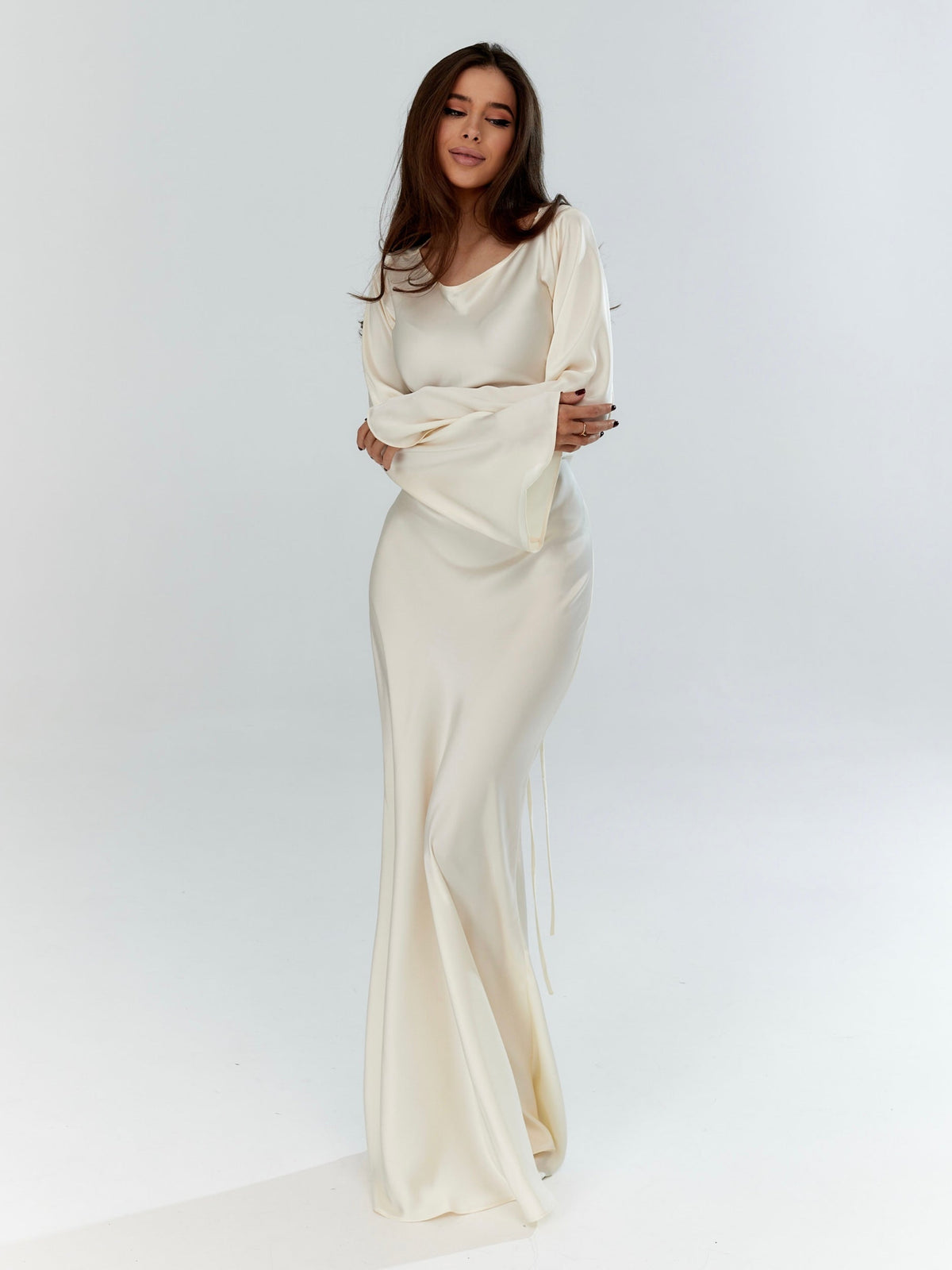 Madeleine | Women's Long-Sleeve Maxi Dress