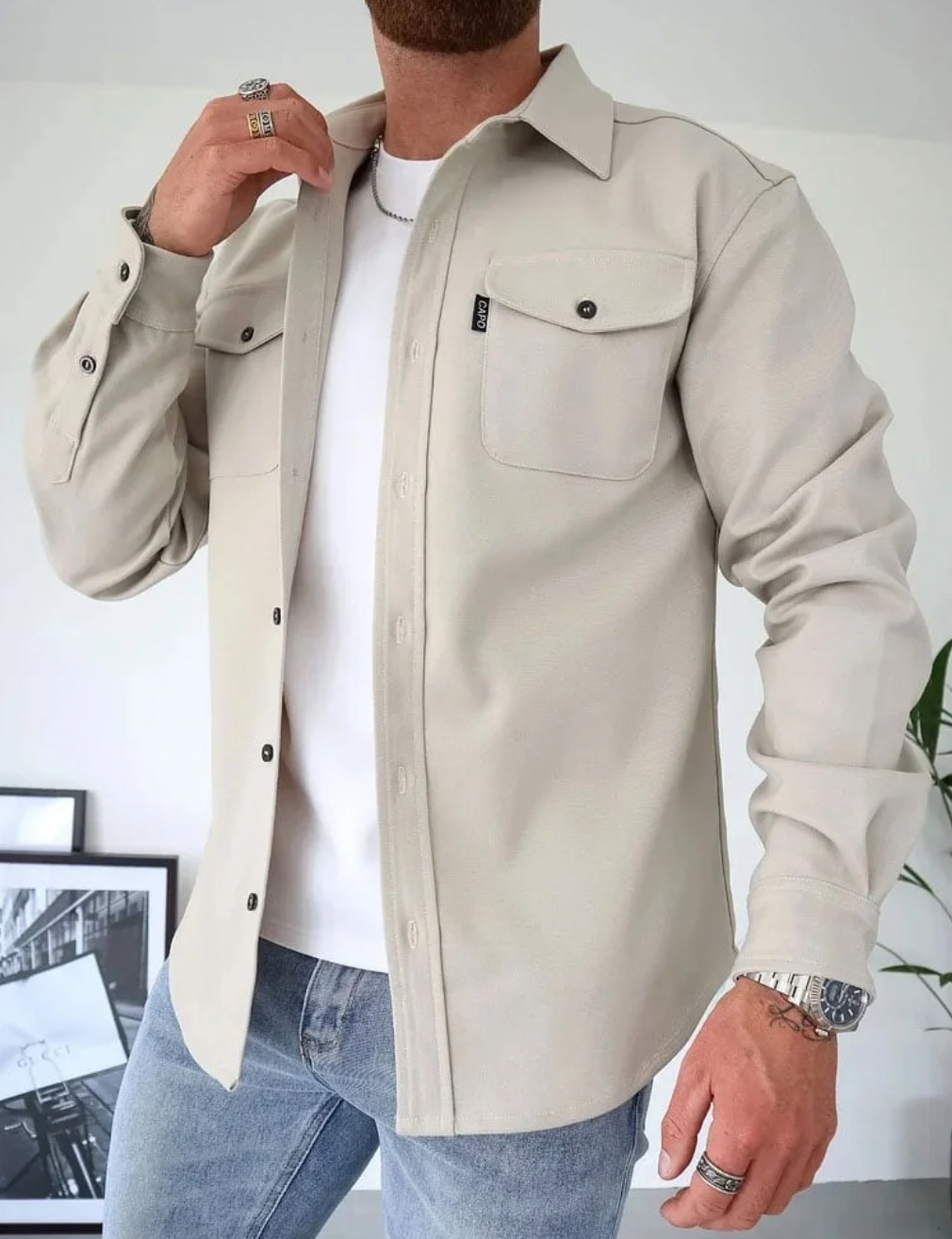Dian | Men’s Lightweight and Stylish Shirt Jacket