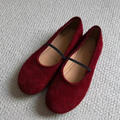 Dané | Women’s Elegant Suede Ballet Flats