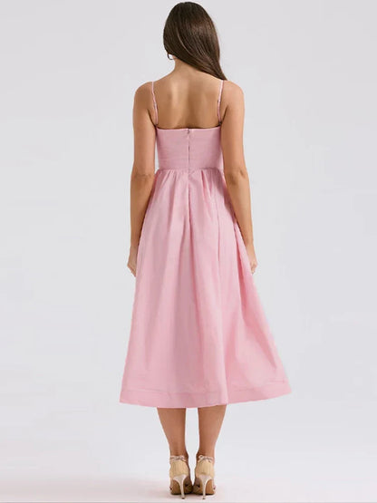 Mia | Women’s Elegant Strappy Midi Dress