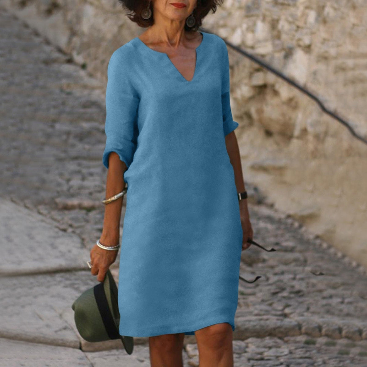 Cassie | Women's Perfect-Fit V-Neck Dress