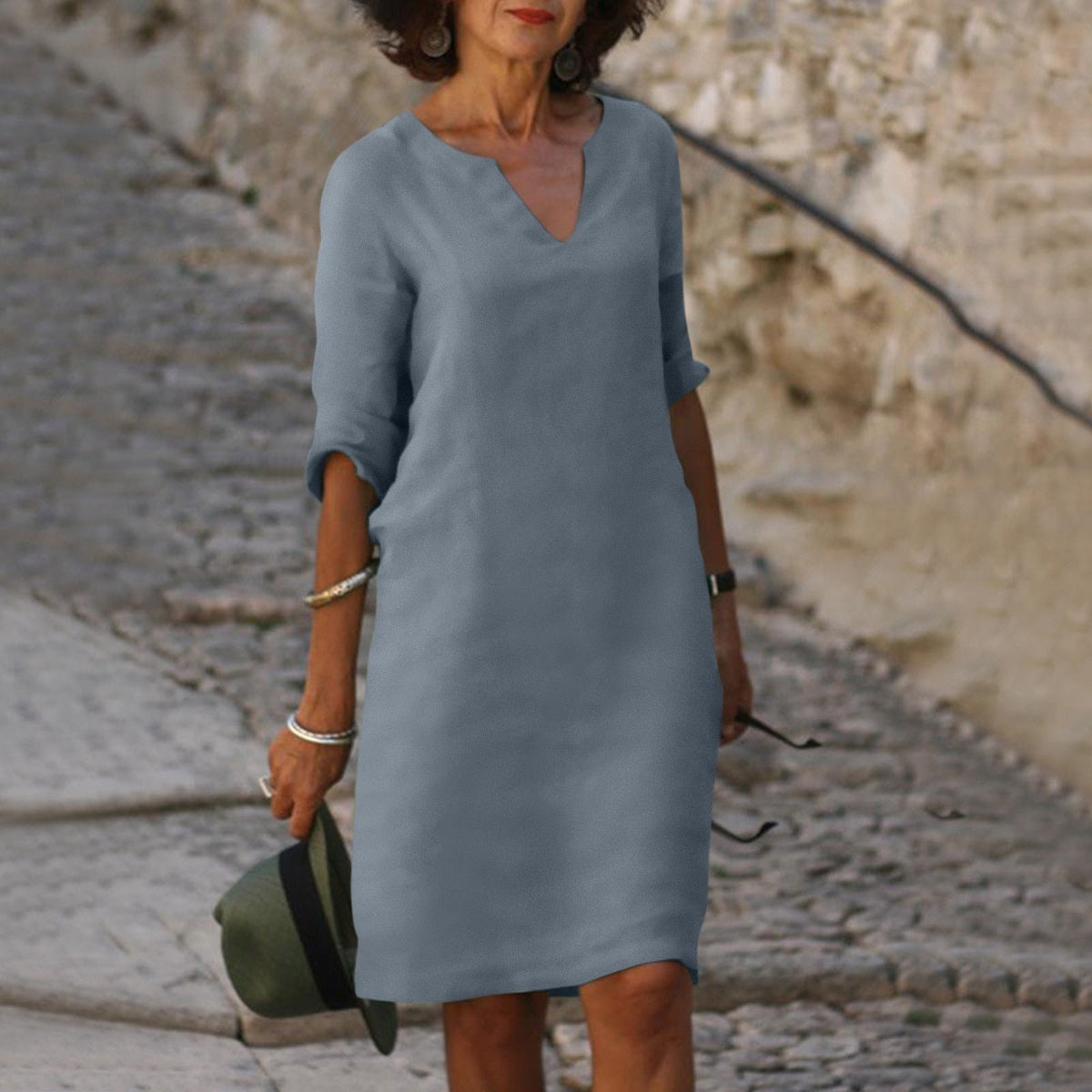 Cassie | Women's Perfect-Fit V-Neck Dress