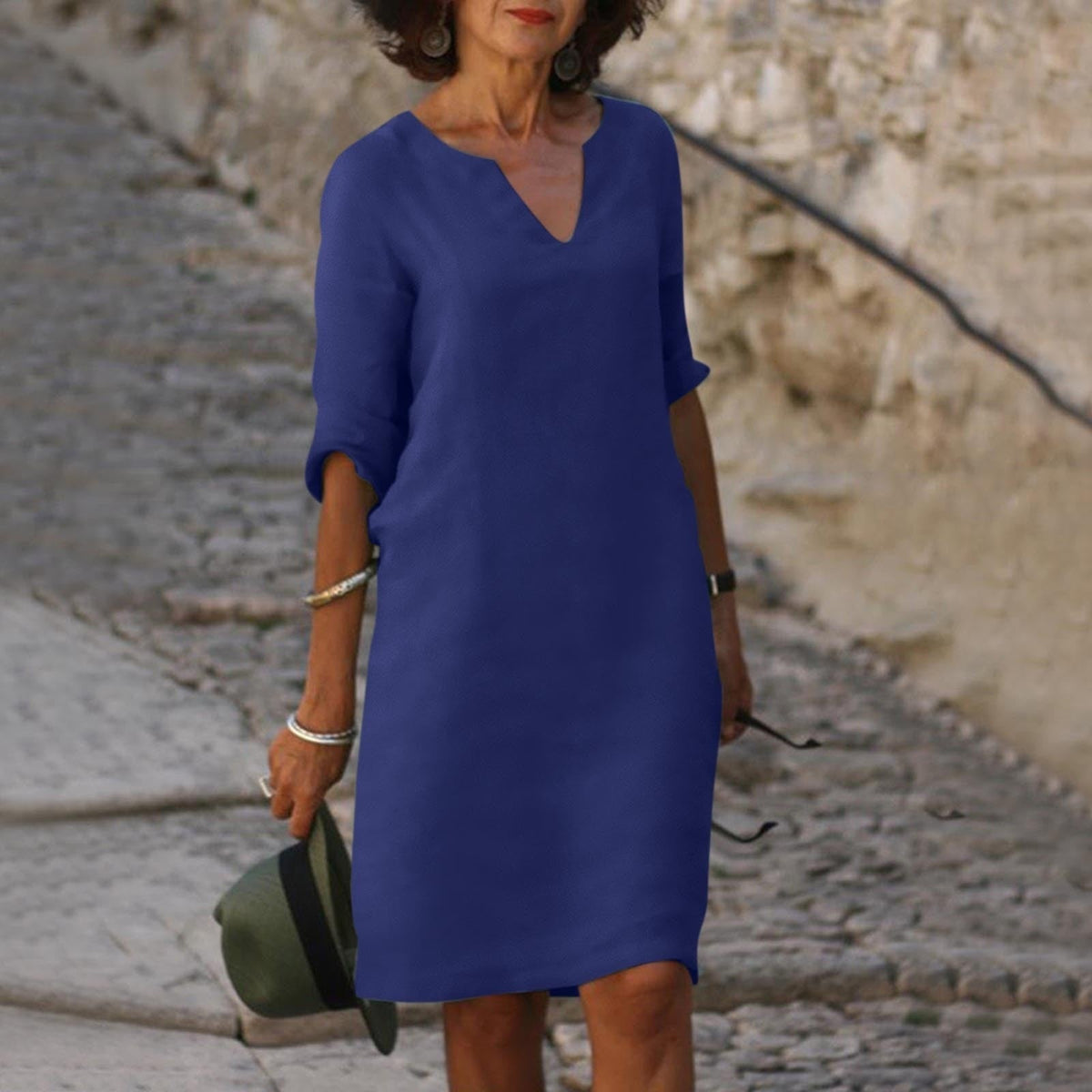Cassie | Women's Perfect-Fit V-Neck Dress