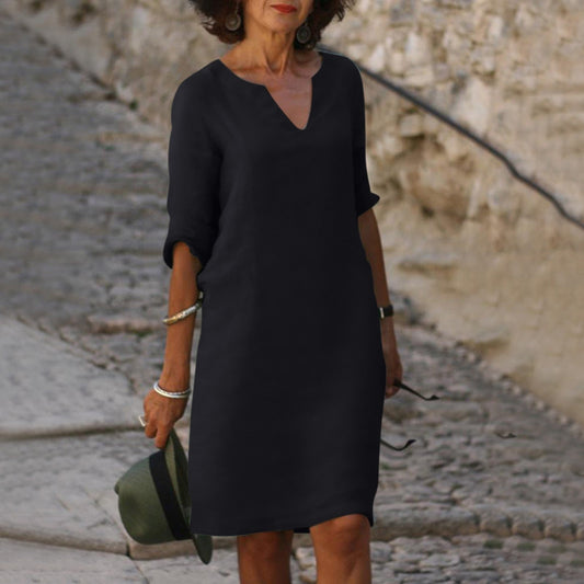 Cassie | Women's Perfect-Fit V-Neck Dress