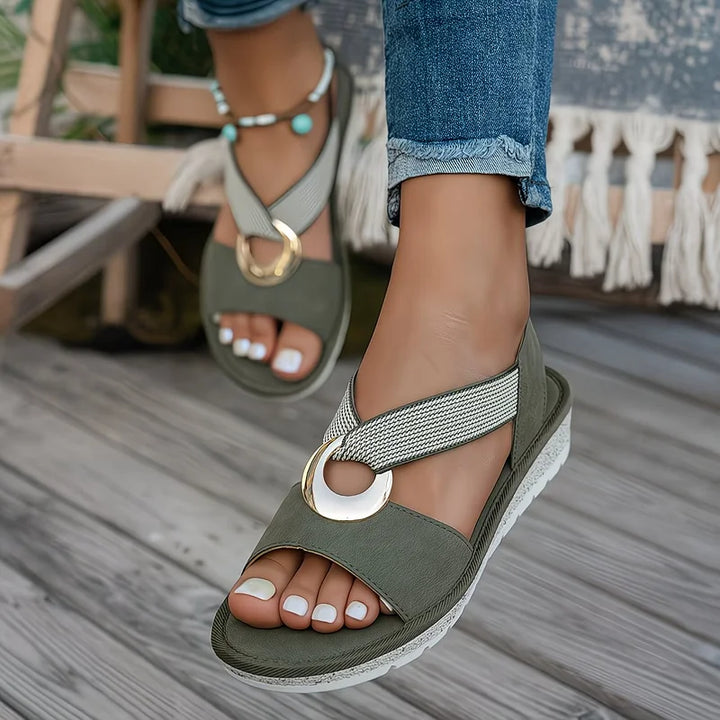 Elna | Women's Cushioned Platform Summer Sandals
