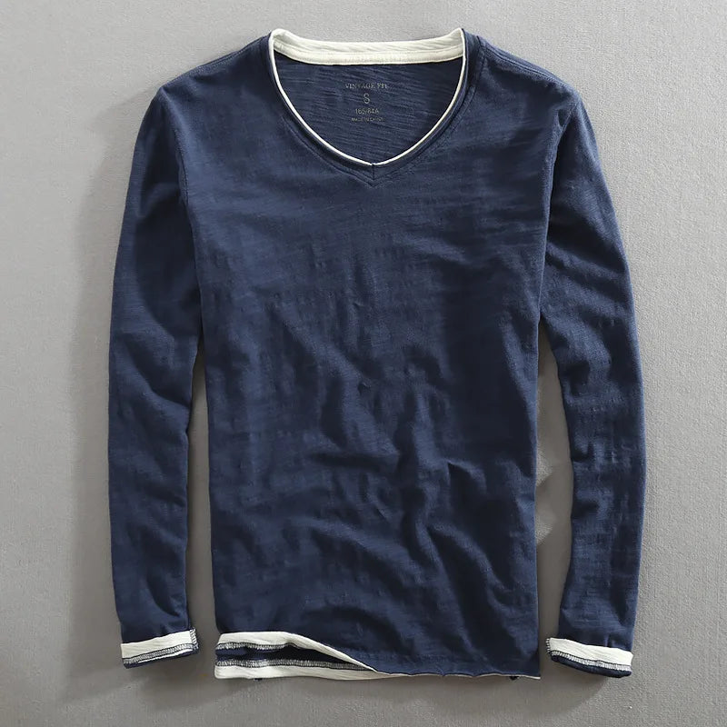 Hendrik | Men's V-Neck Sweatshirt