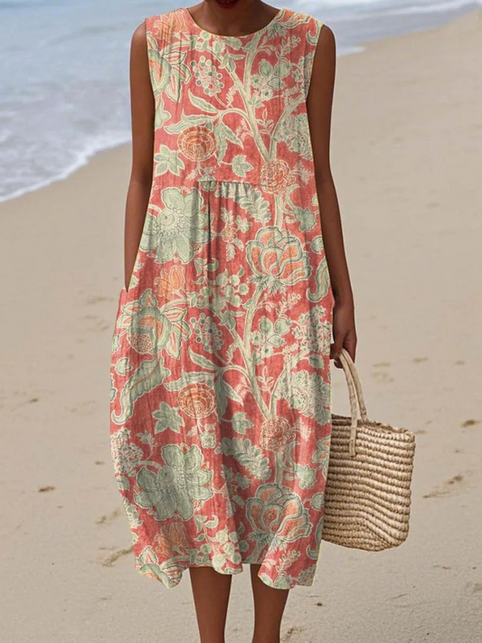 Mila | Women's Artistic Floral Summer Dress