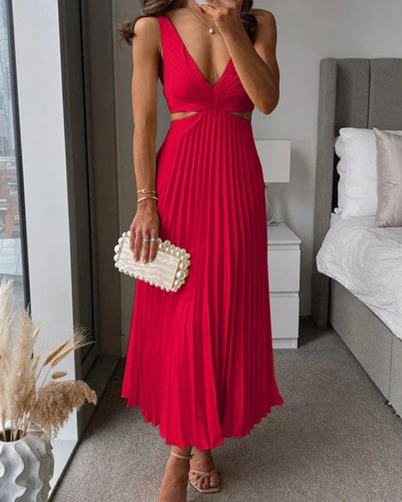 Megan | Elegant Wedding Guest Midi Dress