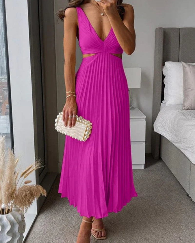Megan | Elegant Wedding Guest Midi Dress