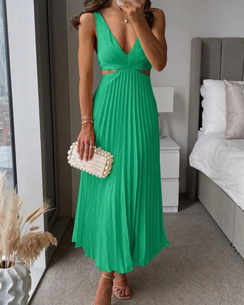 Megan | Elegant Wedding Guest Midi Dress