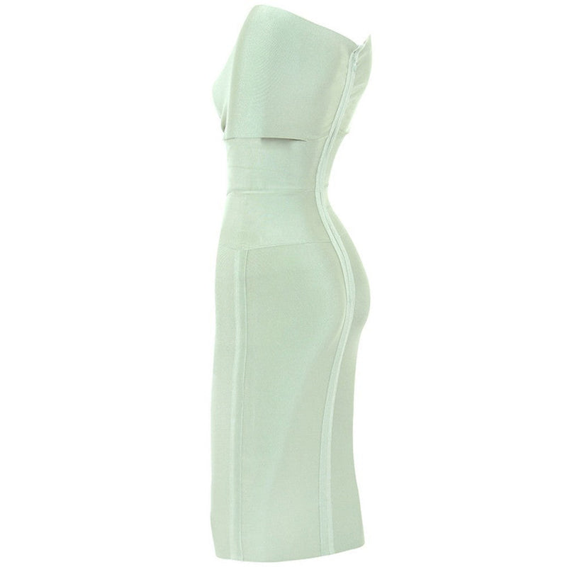Naledi | Women's Off-Shoulder Ruched Midi Dress