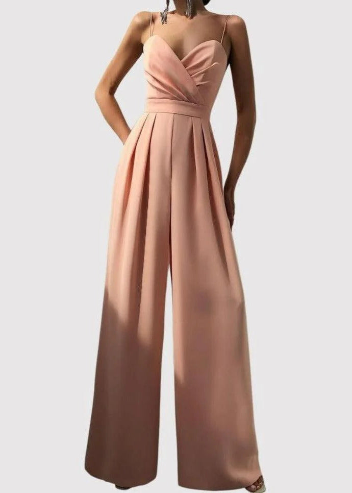 Simone | Women's Sweetheart Wide-Leg Jumpsuit