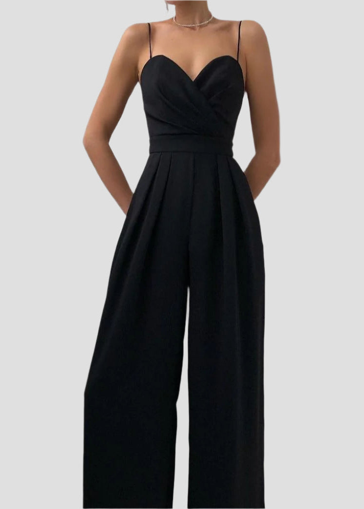 Simone | Women's Sweetheart Wide-Leg Jumpsuit