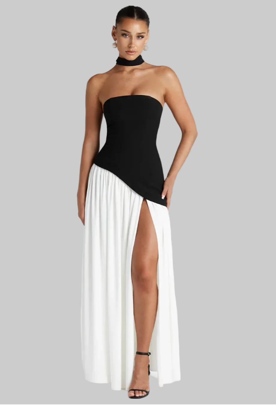 Noxolo | Women's Strapless Scarf Maxi Dress