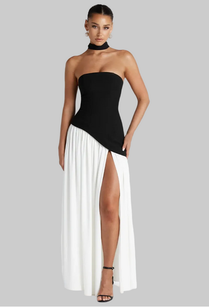 Noxolo | Women's Strapless Scarf Maxi Dress