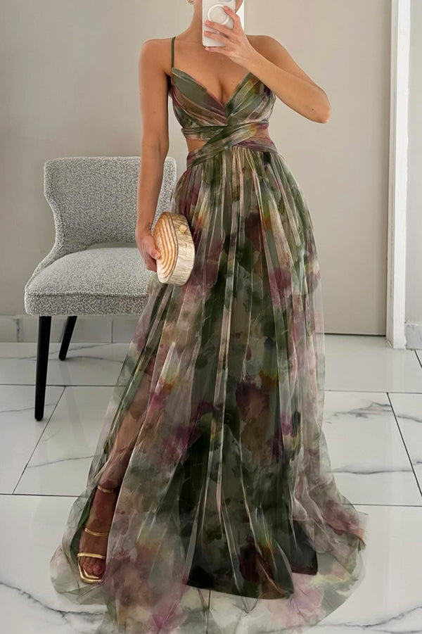 Morgan | Women's Floral Pleated Wrap Maxi Dress